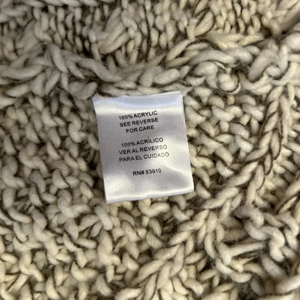 RXB Knitted Gray Cardigan Sweater Long Vest Sz-S.‎ CC16